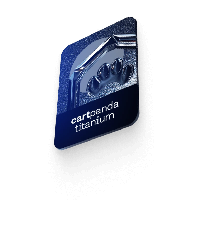 A blue digital icon with a stylized design, resembling a card or badge, against a gray background.