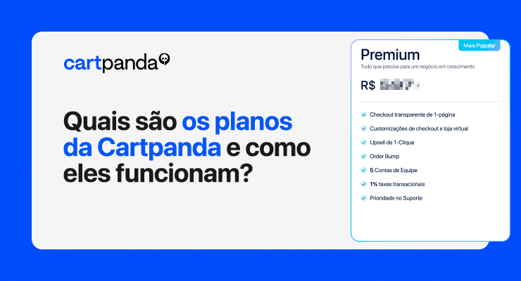 Quais são os planos da Cartpanda e como eles funcionam?